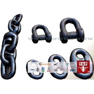 TUF produces U2 U3 marine mooring chain and shackles 