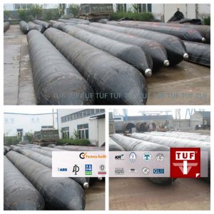 Ship launching marine rubber air bags