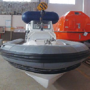 Rigid hulled inflatable boat RHIB boat