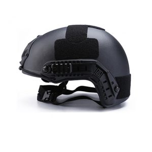 TUF bulletproof helmet is made of kelvar or PE