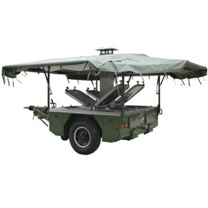 TUF produces army millitary mobile kitchen trailer